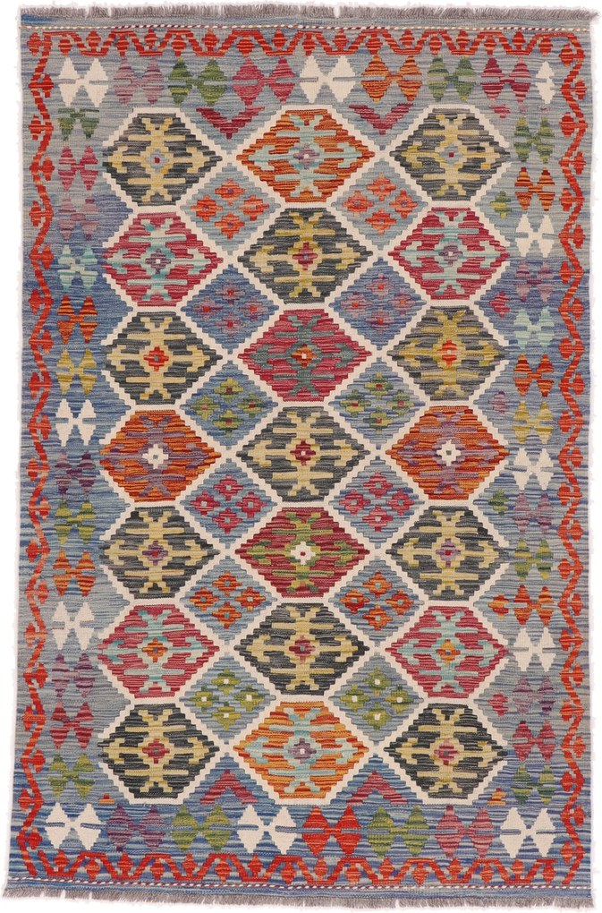 Kilim Tappeto orientale 130x200 (Afghanistan) Tessuto A Mano