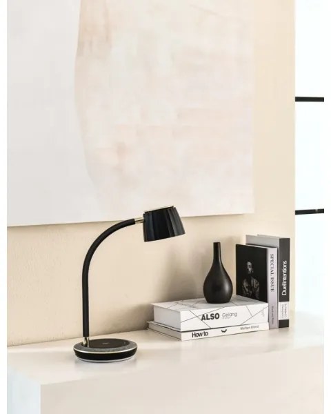 Immax NEO 08996L - Lampada da tavolo LED dimmerabile con un ricarica wireless PERLA LED/6W/230V