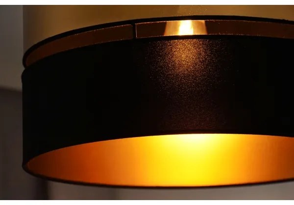 Brilagi - Lampadario a plafone ROYAL 1xE27/15W/230V diametro 40 cm nero/oro