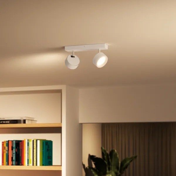 Philips - Faretto LED BRACIA 2xLED/5,5W/230V bianco