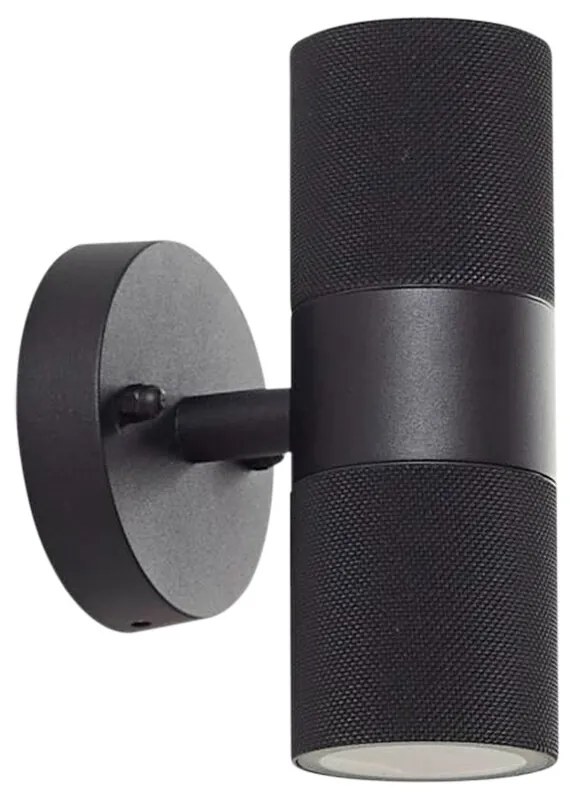 Lindby - Jovane 2 All'aperto Applique da Parete Nero Lindby