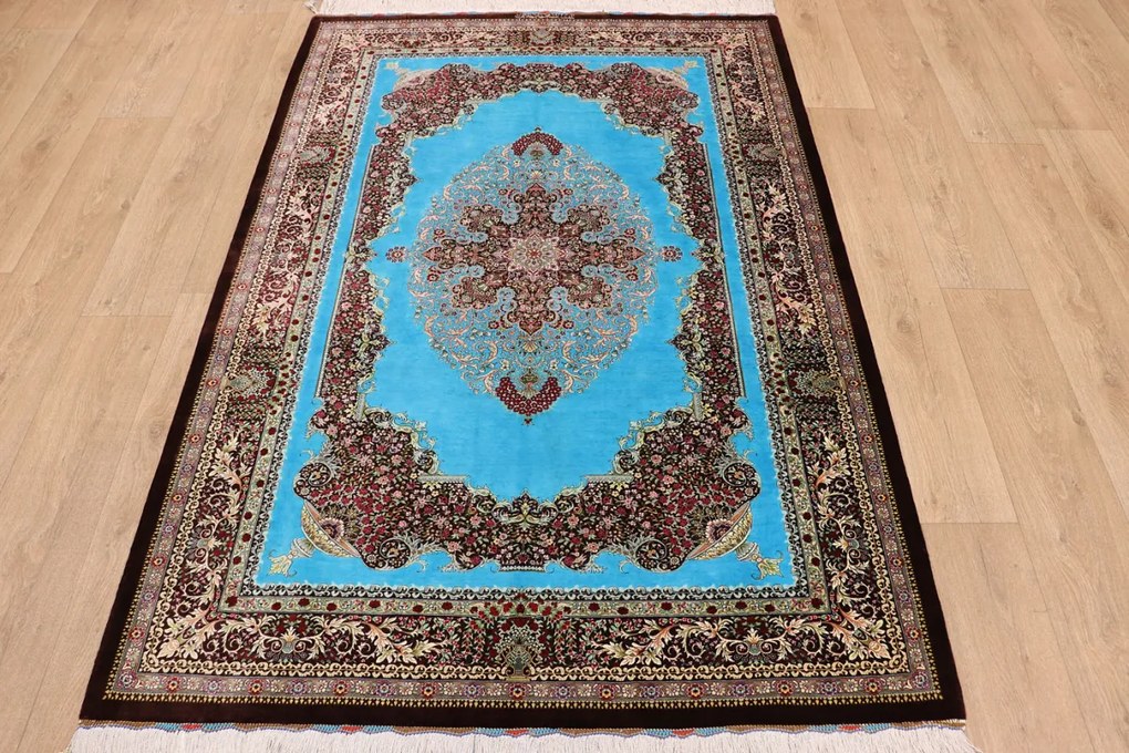 Ghom Tappeto 200x140 (Iran) Annodato A Mano
