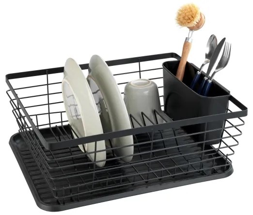 WENKO 54766100 - Scolapiatti BLACK OUTDOOR KITCHEN 36x30 cm nero/nero