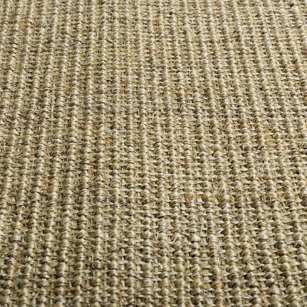 Tappeto in Sisal Naturale 80x300 cm Verde