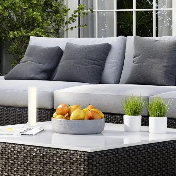 Briloner 7474-016 - Lampada da tavolo LED ricaricabile 7W 3000K bianco