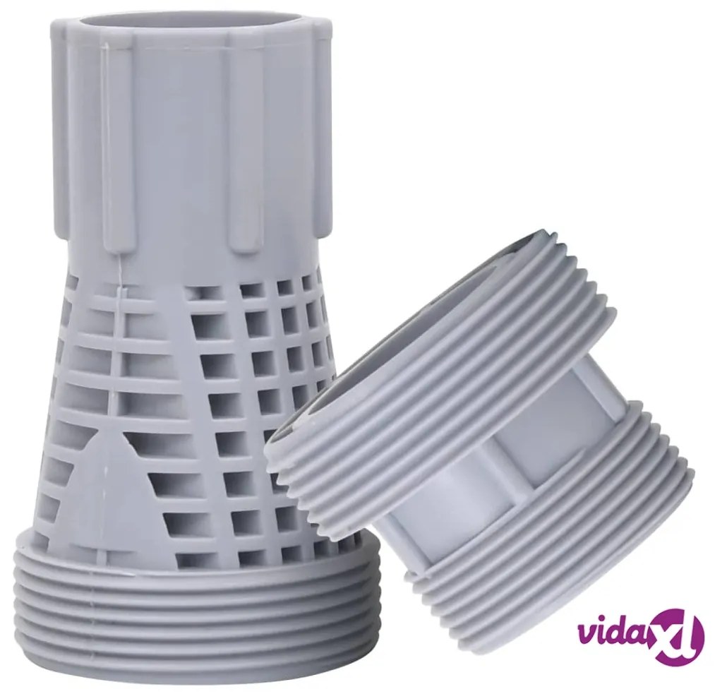 vidaXL Connettori per Tubo Flessibile per Piscina 2 pz in Plastica