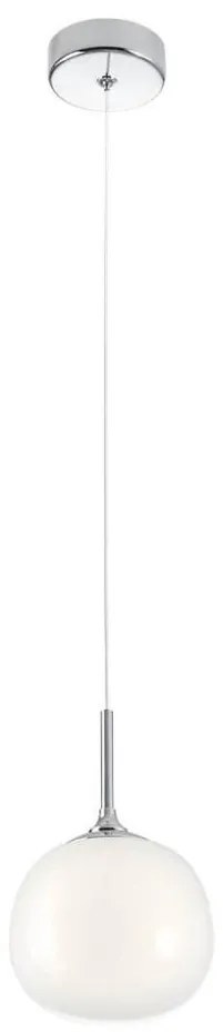 Redo 01-2081 - Sospensione a cavo KIWI 1xG9/40W/230V Ø 12 cm cromo lucido/bianco