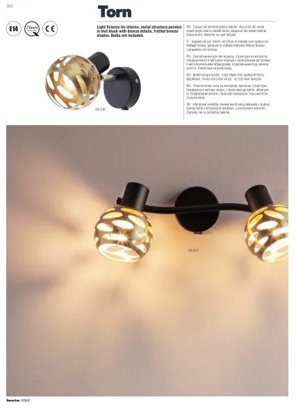 Redo 04-518 - Luce Spot TORN 3xE14/28W/230V