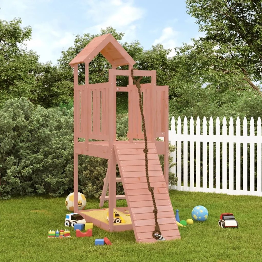 Casetta Con Arrampicata İn Legno Massello Di Douglas /
