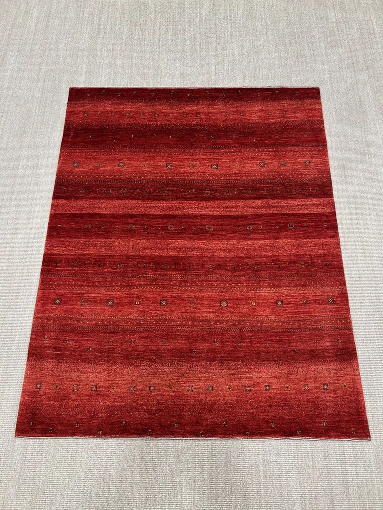 Loribaft Tappeto persiano 190x150 Rosso (Iran) Annodato A Mano