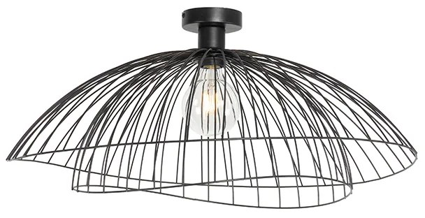 Plafoniera di design nera 66 cm - Pua