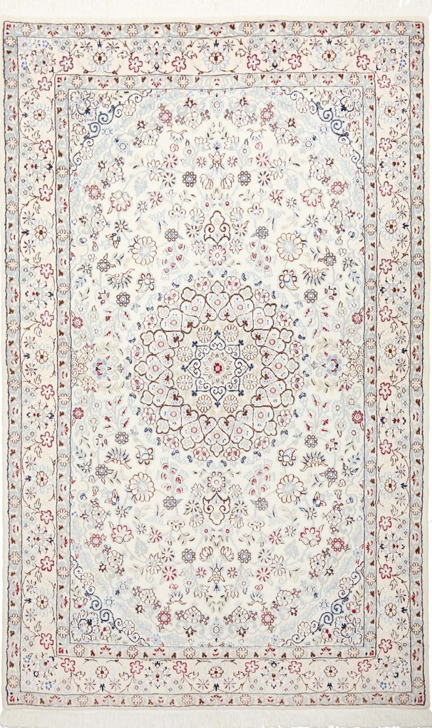 Nain Tappeto 210 x 130 Beige (Iran) Annodato A Mano