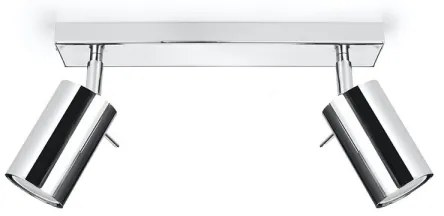 Sollux SL.0728 - Faretto RING 2xGU10/10W/230V