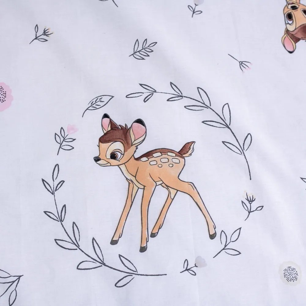 Biancheria da letto per bambini in cotone per culla 100x135 cm Bambi "Beige" – Jerry Fabrics