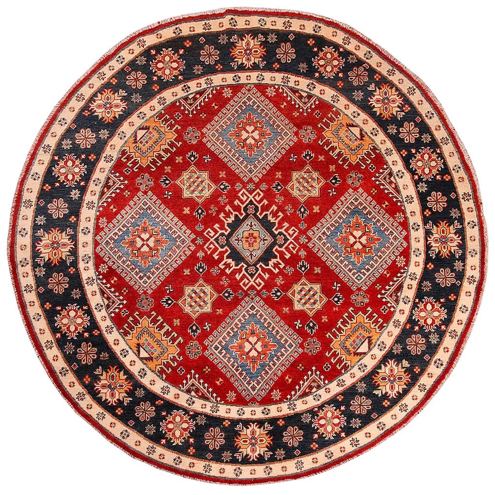 Kazak Tappeto 240x240 (Pakistan) Annodato A Mano