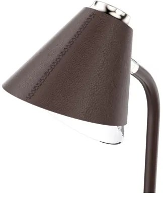 Immax 08971L - Lampada da tavolo LED dimmerabile FINCH LED/9W/12/230V marrone/oro