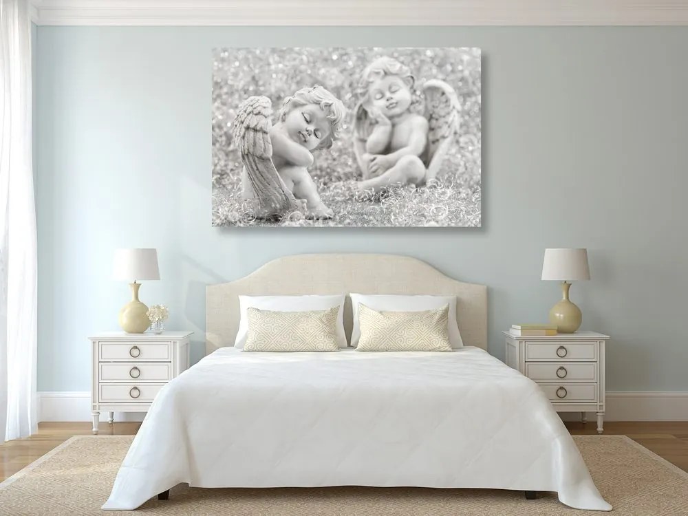 Quadro su tela – Coppia di angeli