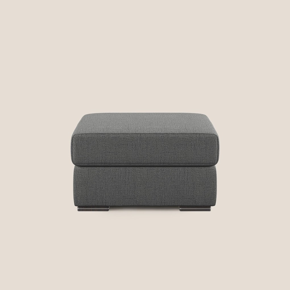 Sun pouf apribile contenitore in tessuto impermeabile fiammato T03 grigio