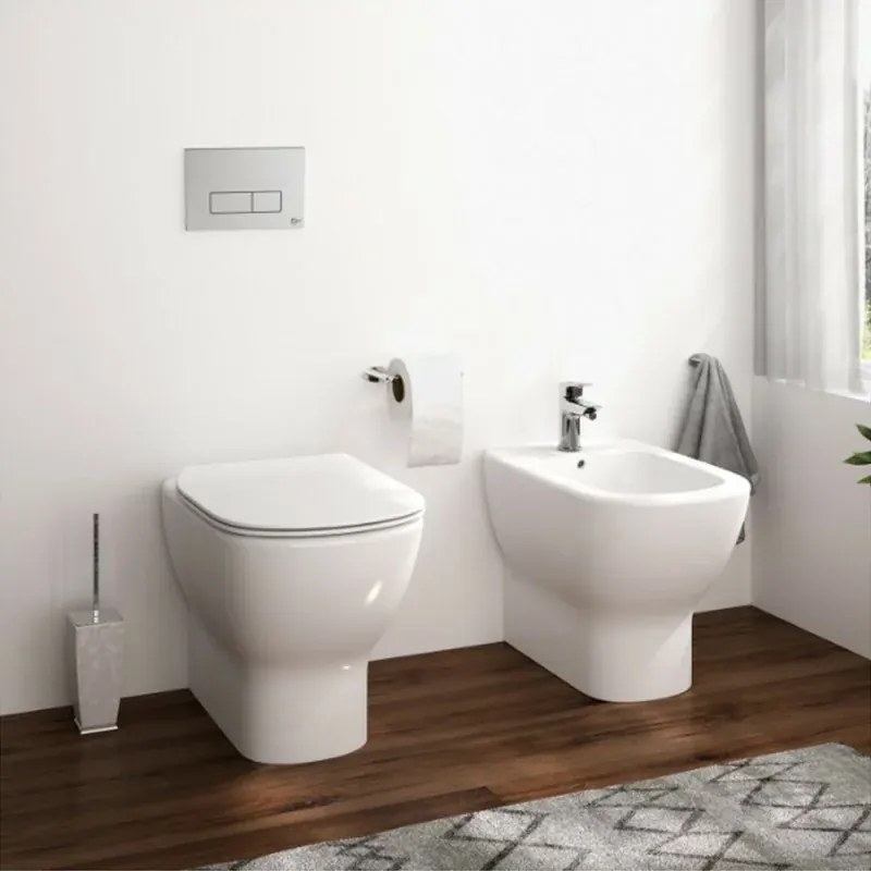 Sanitari Ideal Standard Tesi filomuro Rimless AquaBlade copriwater originale