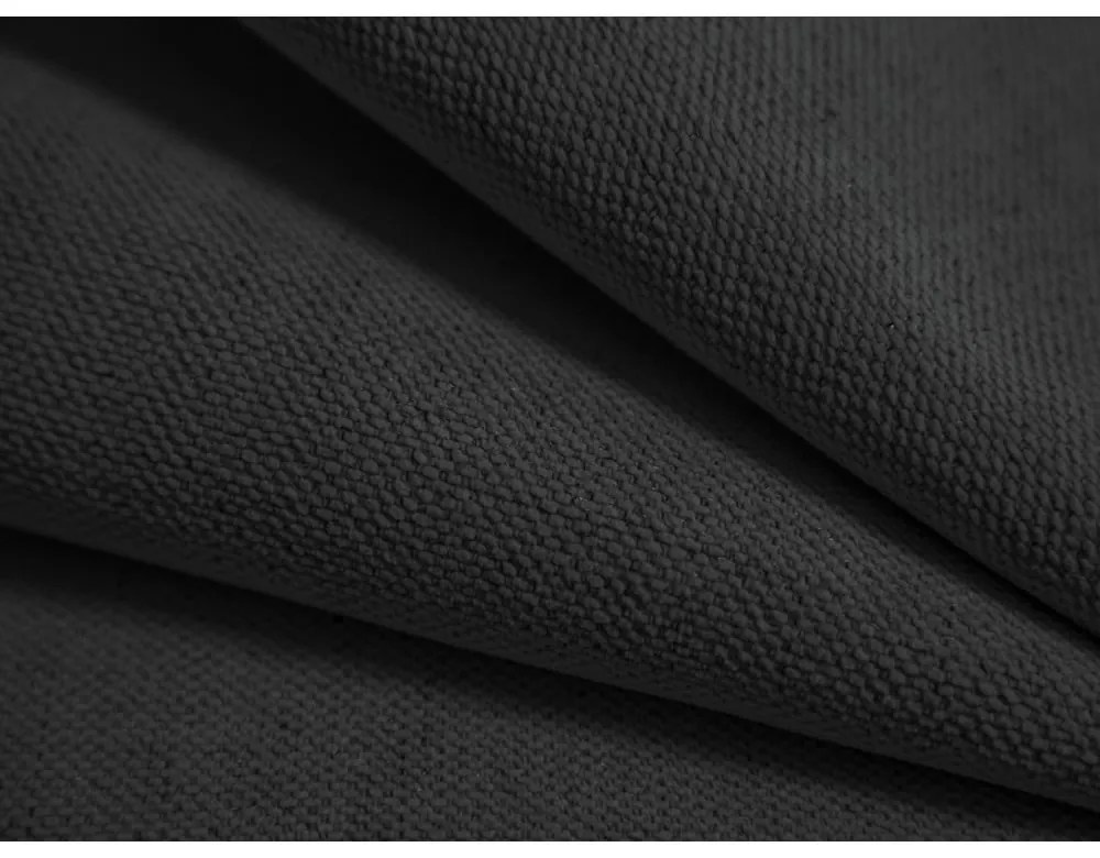 Letto matrimoniale imbottito color antracite con contenitore/senza testiera con rete inclusa 200x200 cm Susan – Micadoni