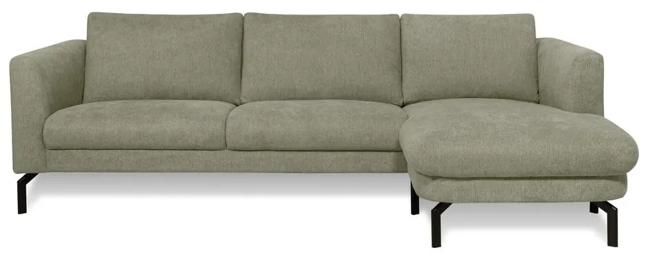 Divano angolare verde chiaro (angolo destro) Gomero - Scandic