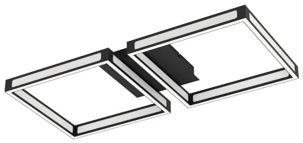 Eglo 99788 - Plafoniera LED ALTAFLOR 2xLED/11,2W/230V nero