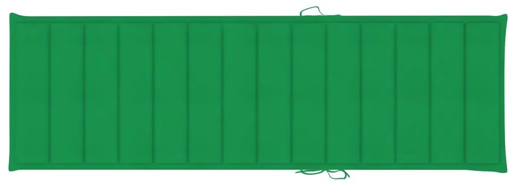 Lettino da giardino con tavolino cuscino legno pino impregnato