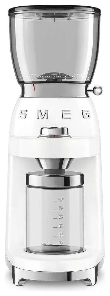 Macinino Elettrico Smeg CGF01WHEU 150 W Bianco 350 g