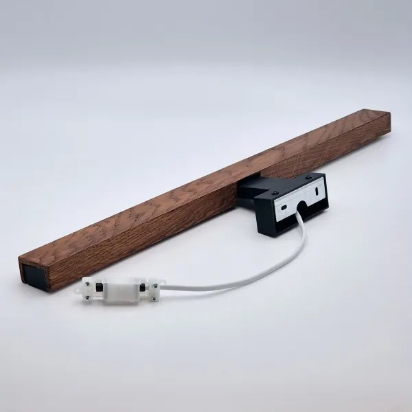 Brilagi-Illuminazione a LED per specchi da bagno WOODY MIRROR LED/12W/230V IP44 quercia/nero