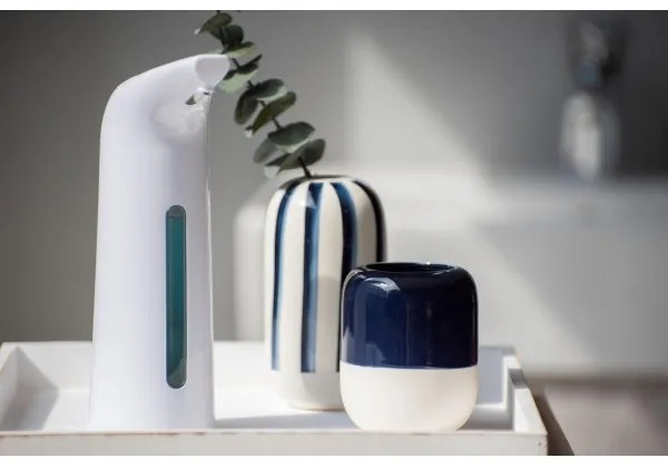 WENKO 24841100 - Dispenser per sapone LARINO 9x21,5 cm bianco