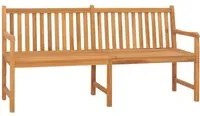 Panchina da Giardino 180 cm in Legno Massello di Teak 316632