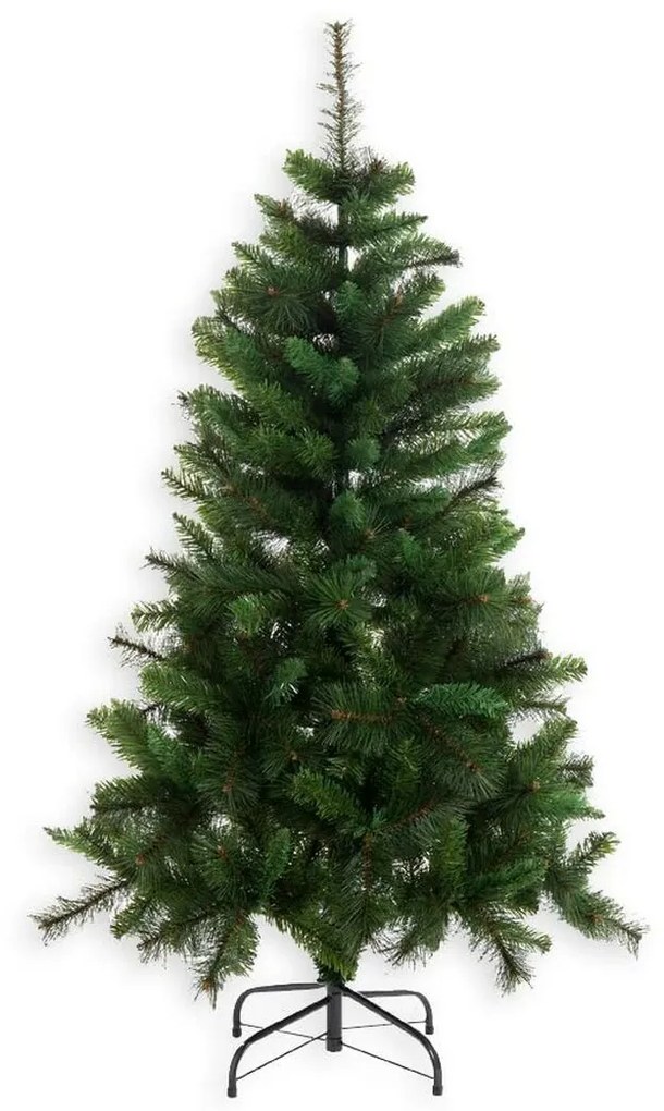 Albero di Natale Verde PVC Metallo Polietilene 120 cm