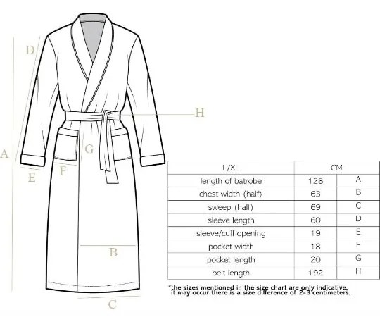 Accappatoio in microplush bordeaux taglia L/XL Cosy - Tiseco Home Studio