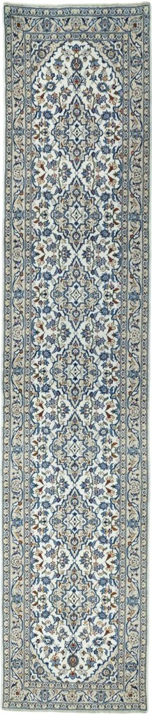 Kashan Tappeto persiano 100 x 440 Beige (Iran) Annodato A Mano