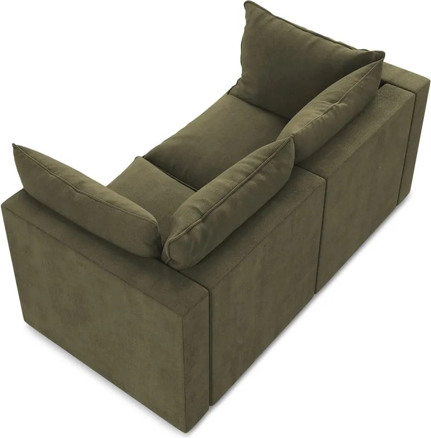 Divano color kaki 180 cm Manao – Makamii