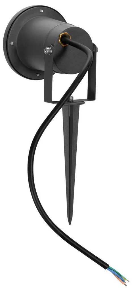 Faretto da Giardino con Picchetto GU10 - Nero