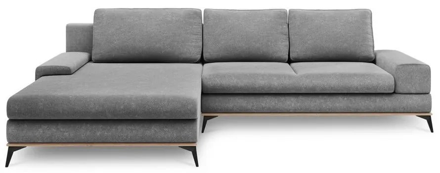 Divano letto grigio ad angolo, angolo sinistro Planet - Windsor &amp; Co Sofas