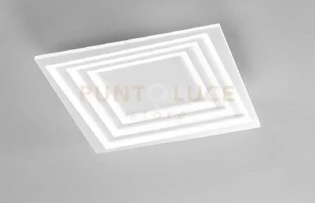 Applique a parete led hypnotic bianca 20w 2640lm cct 3000k 4000k 65...