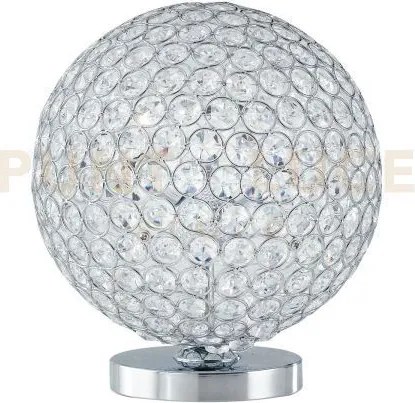 Lume planet cromo 3 luci attacco g9 25x25x28cm in metallo e cristal...