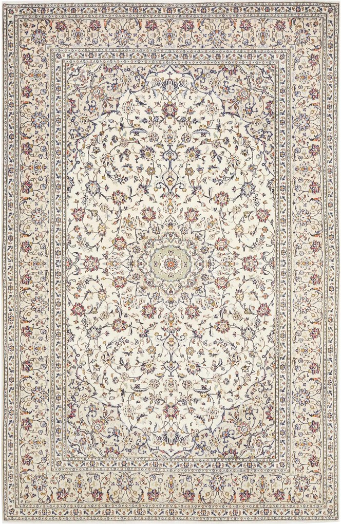 Kashan Tappeto persiano 200x310 Blu (Iran) Annodato A Mano