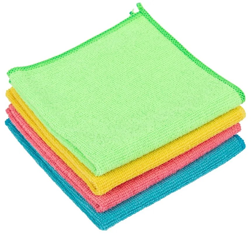 Set di 4 panni in microfibra multiuso - Addis