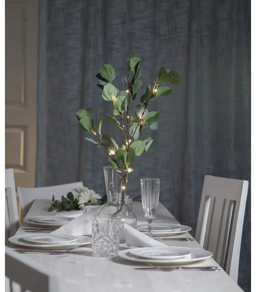 Decorazione luminosa a LED verde, lunghezza 90 cm Eucalyptus - Star Trading