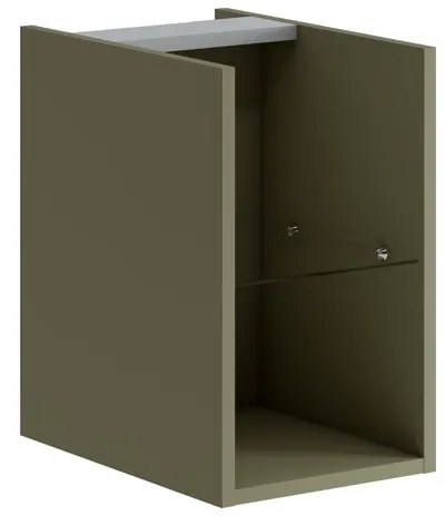 Scocca per base sottolavabo Opera laccato opaco verde salvia L 30 x H 50 x P 45.5 cm