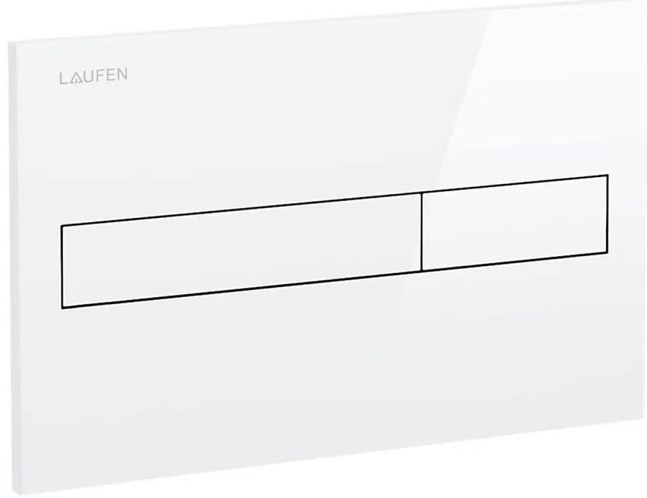 LAUFEN H8956610000001 - Pulsante di scarico DUAL LIS bianco