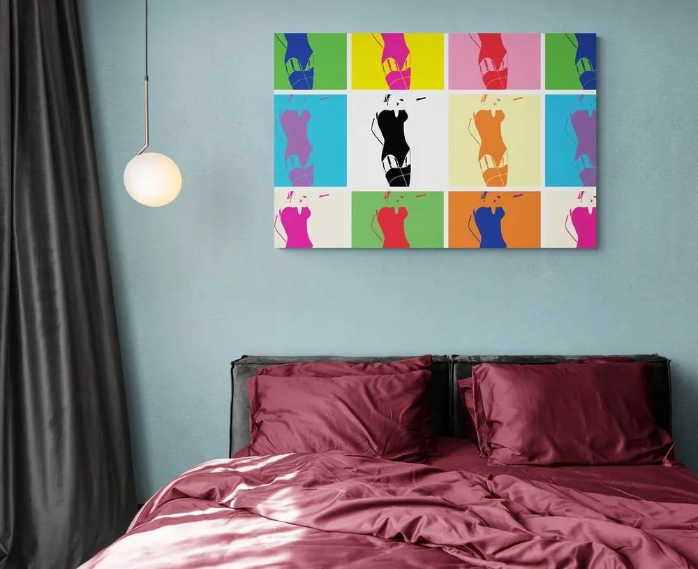 Quadro su tela – Fascino femminile pop art