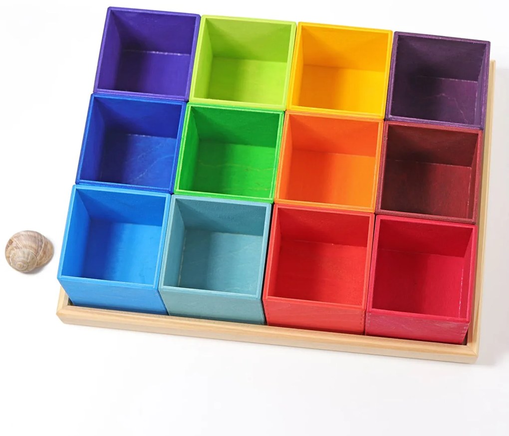 Grimm's - Scatole colorate - strumento di classificazione - 12 pz