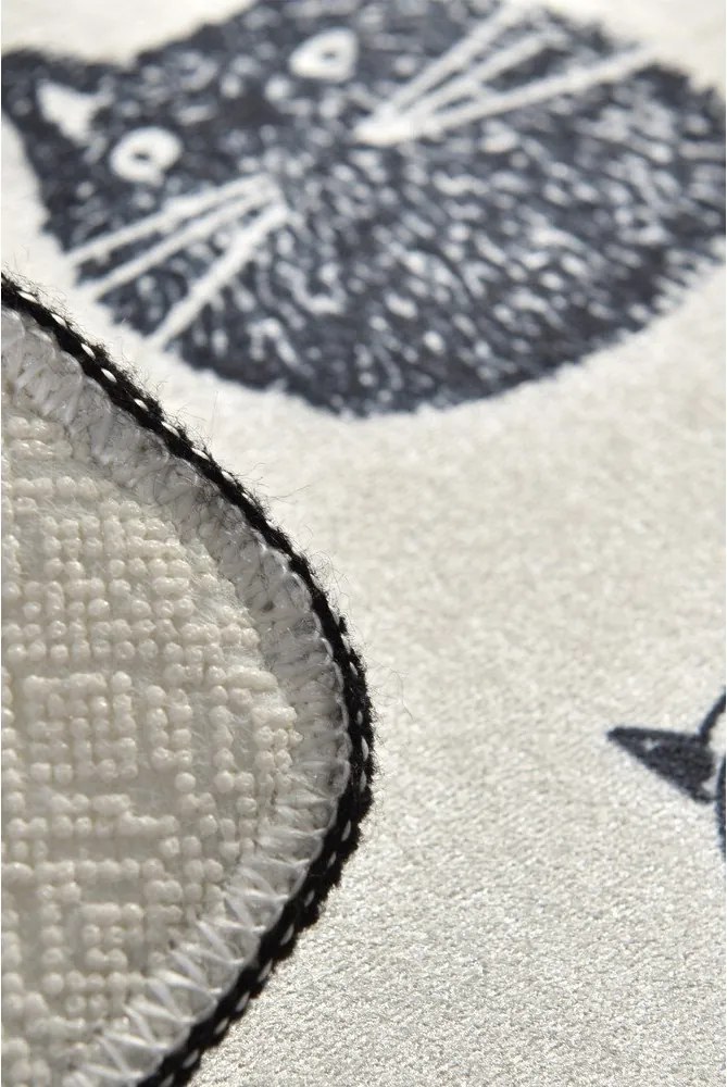 Tappetino per il bagno nero/beige 40x60 cm Cutie – Foutastic