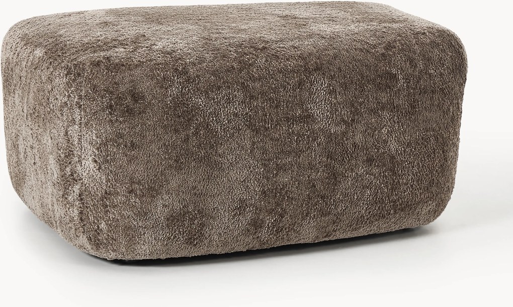 Pouf grande in teddy bouclé Wolke