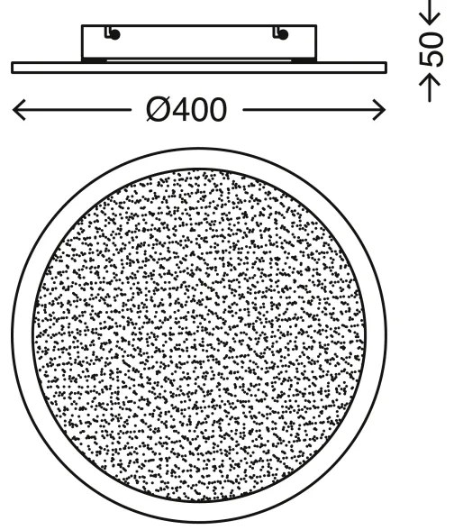 Telefunken 309104TF - Plafoniera LED con sensore LED/30W/230V