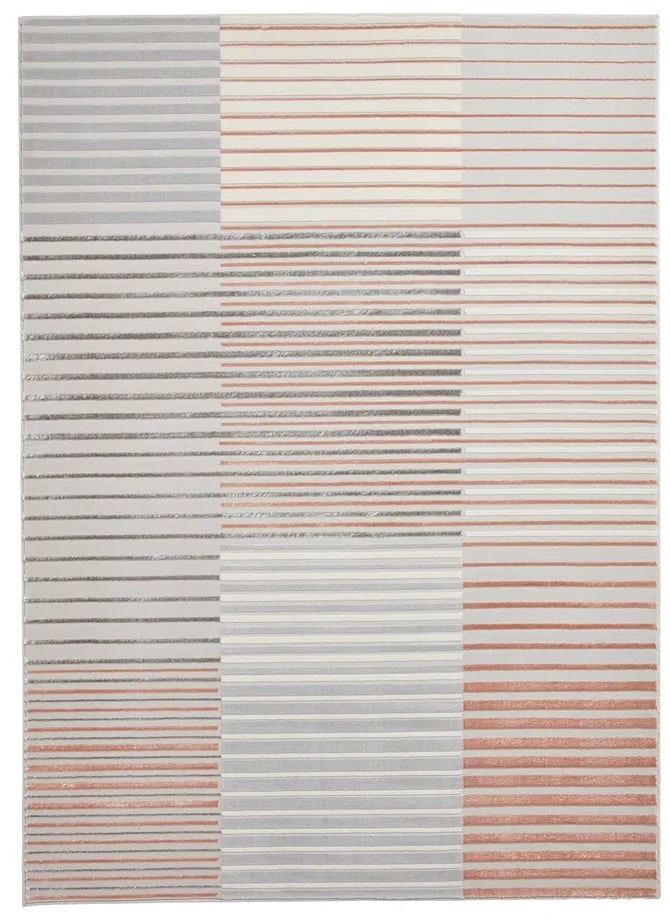 Tappeto rosa/grigio 220x160 cm Apollo - Think Rugs